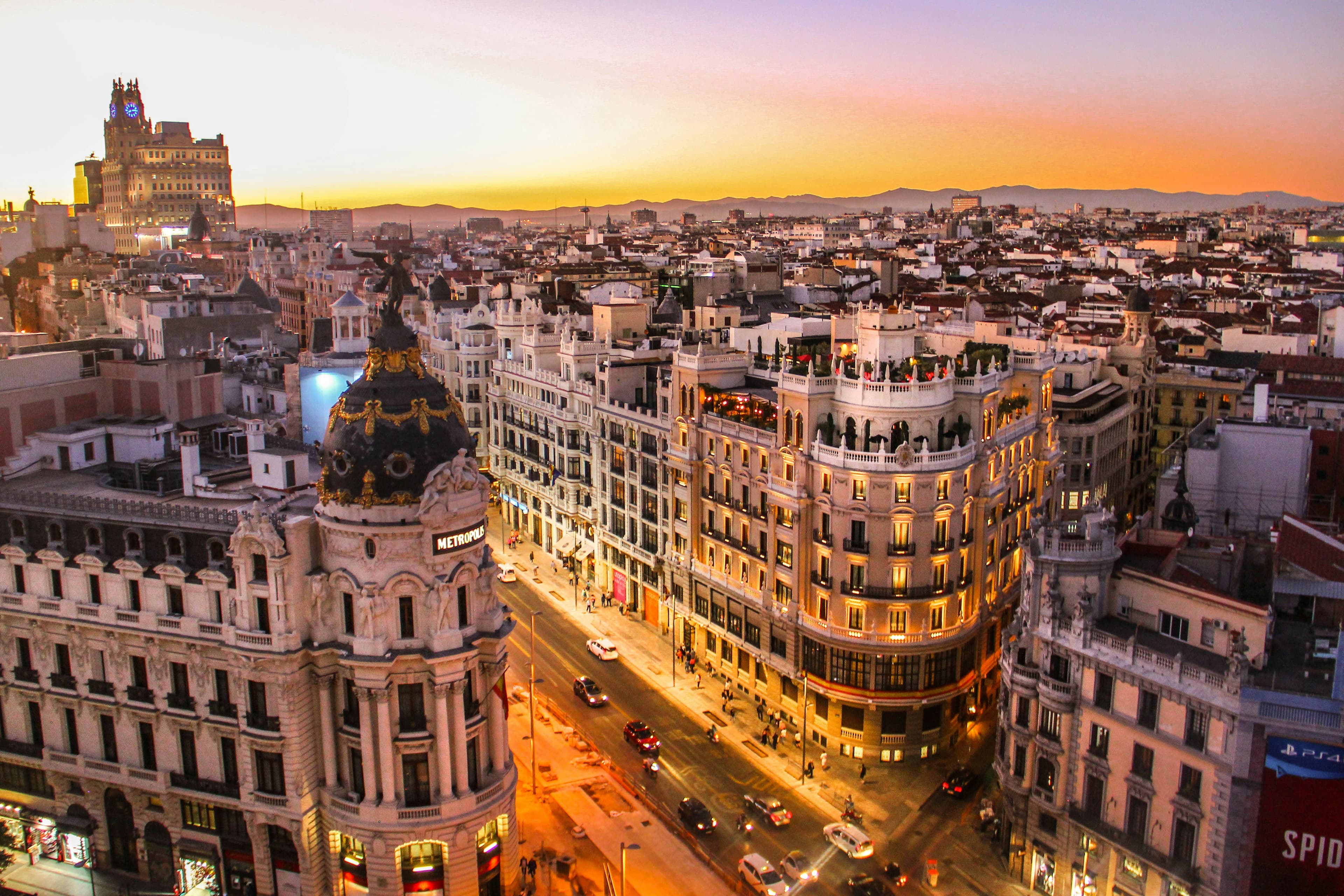 Skyline van Madrid