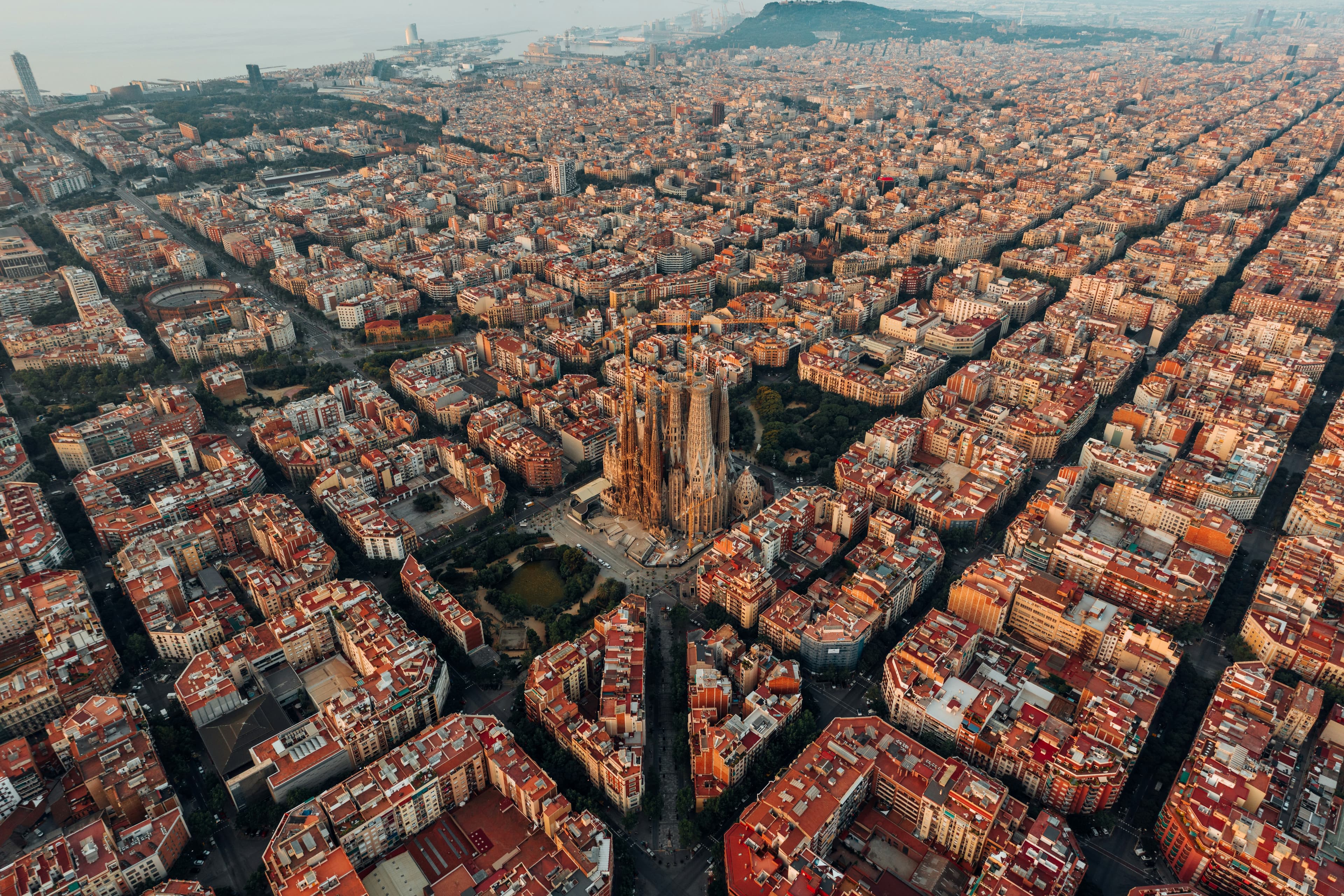 Skyline van Barcelona