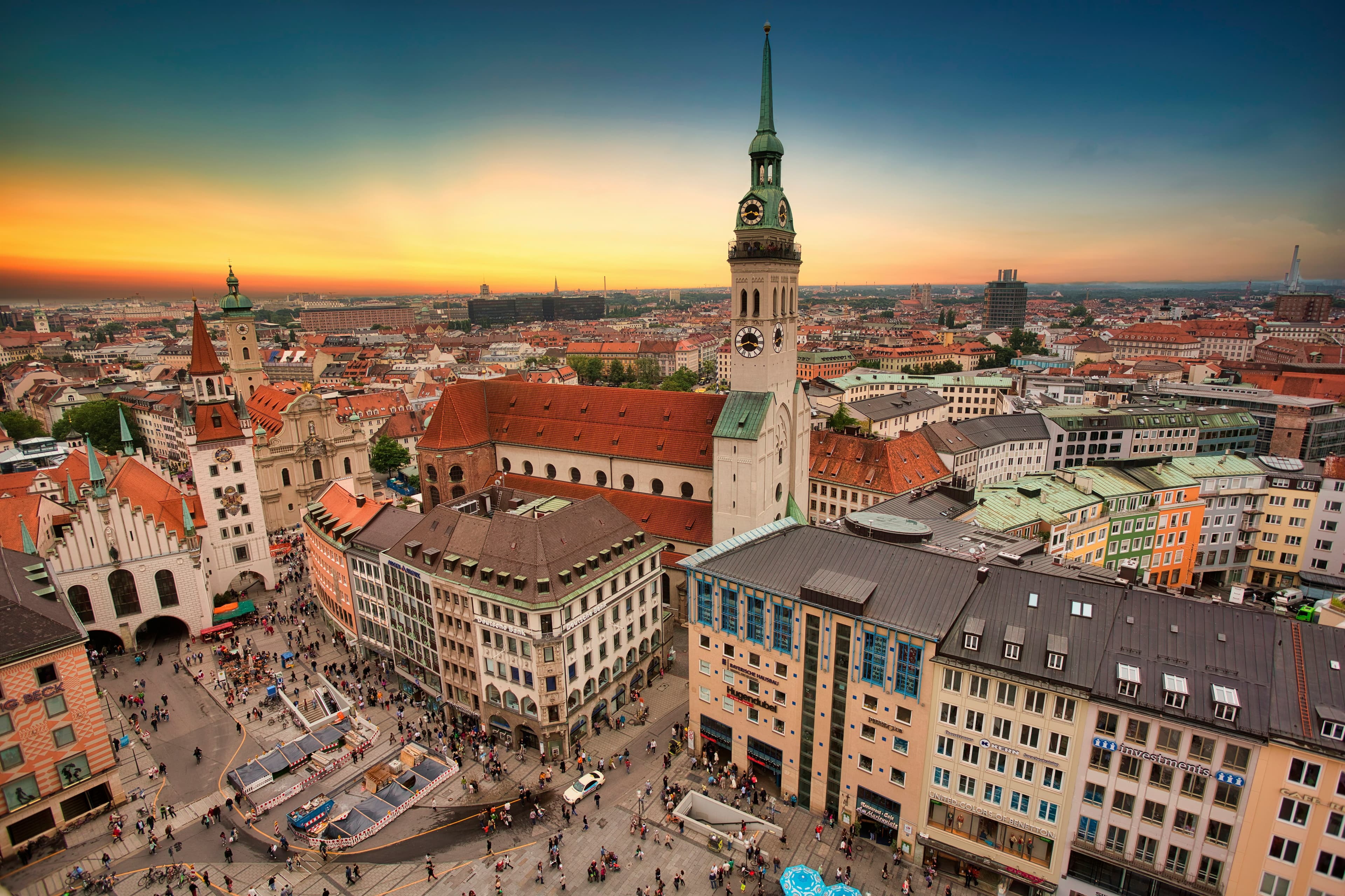 Skyline van München